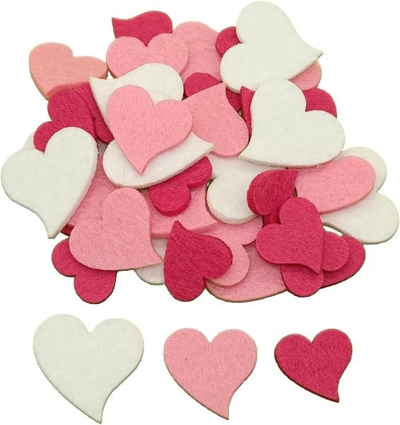 Herzen Verliebt Set, ⌀ ca. 2,3cm/2,8cm/3,3cm