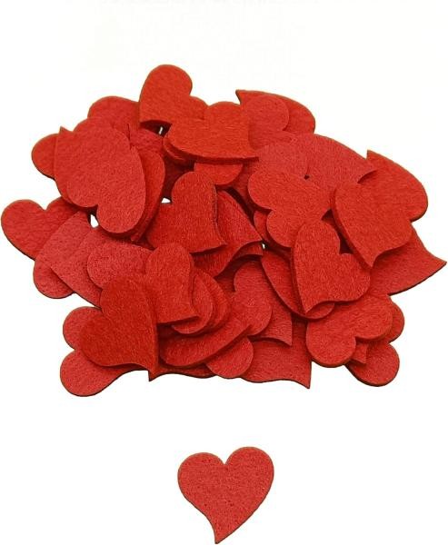Herzen Rot Set, 2,8cm