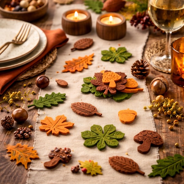Herbstmix Set (42 Stk) ca. 2-4cm